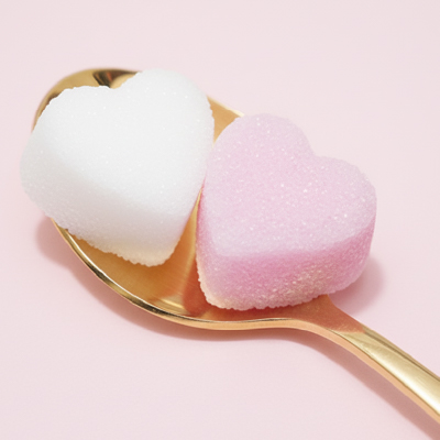 ハート型の手作り角砂糖