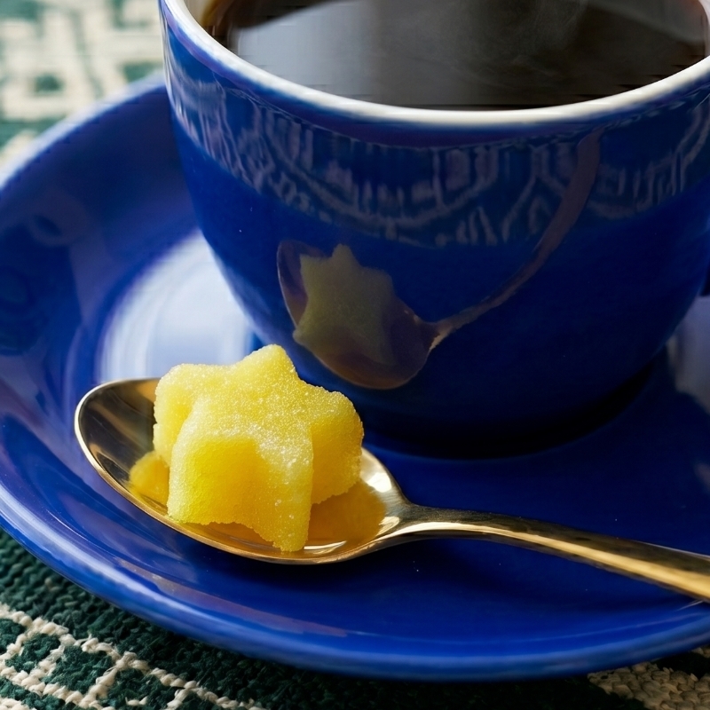 美味しそうな自家製ケーキ