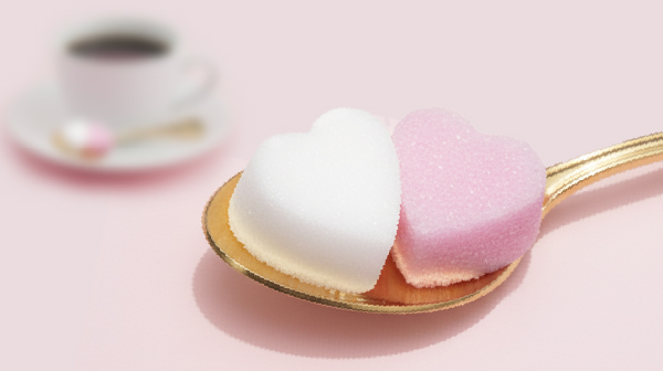 ハート型の可愛らしい手作り角砂糖